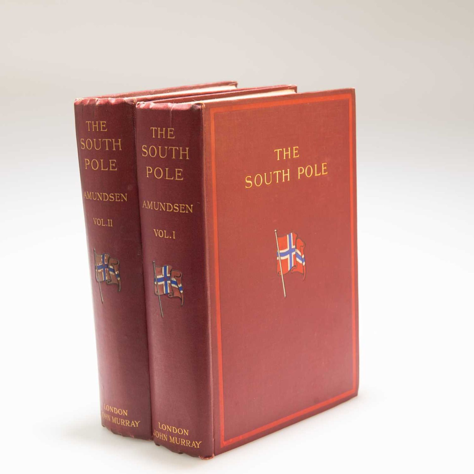 AMUNDSEN, SOUTH POLE, TWO VOLUMES