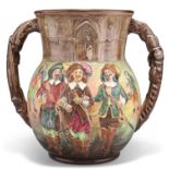 A LARGE LIMITED EDITION ROYAL DOULTON 'THE THREE MUSKETEERS' LOVING CUP