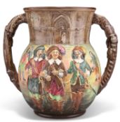 A LARGE LIMITED EDITION ROYAL DOULTON 'THE THREE MUSKETEERS' LOVING CUP