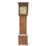 AN OAK 30-HOUR LONGCASE CLOCK