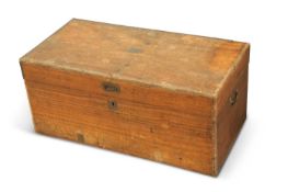 A 19TH CENTURY CAMPHOR WOOD CHEST