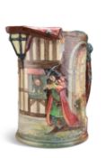 A LARGE LIMITED EDITION ROYAL DOULTON 'THE PIED PIPER' JUG
