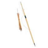 A LONGBOW AND ARROWS