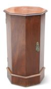 A VICTORIAN MAHOGANY CYLINDER POT CUPBOARD