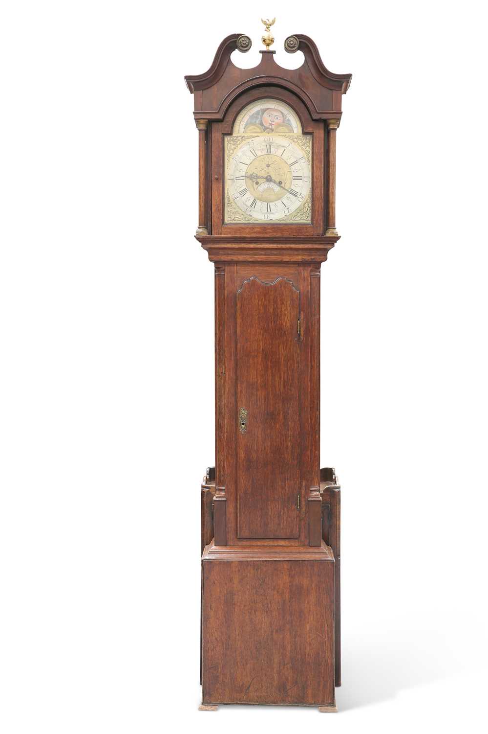 A GEORGE III OAK EIGHT-DAY LONGCASE CLOCK, SIGNED THOMAS LISTER, LUDDENDEN