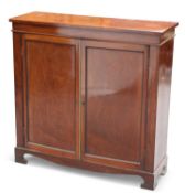 A 19TH CENTURY MAHOGANY SIDE CABINET