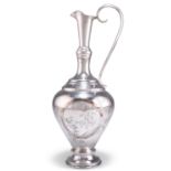 A RARE RUSSIAN AESTHETIC MOVEMENT SILVER EWER