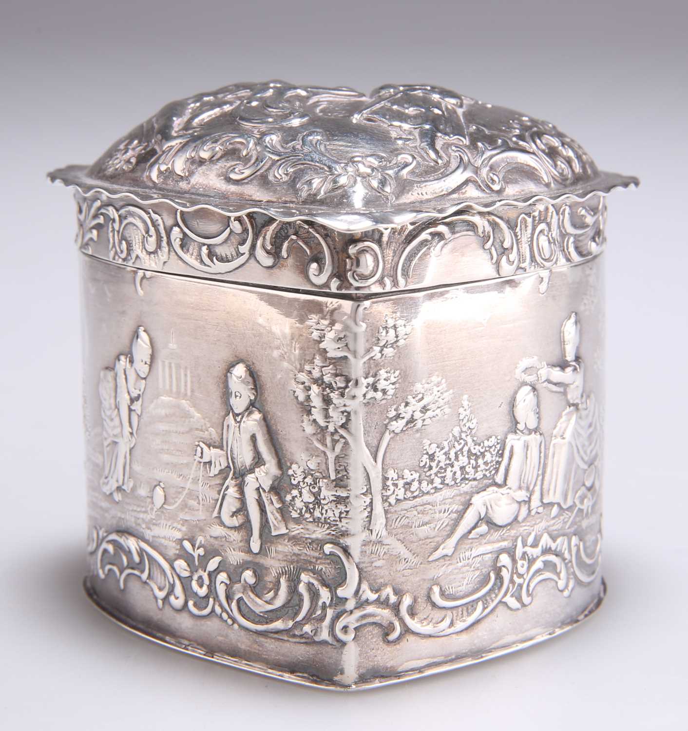 A GERMAN SILVER BOX - Bild 3 aus 4