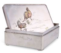 A JAPANESE SILVER BOX