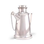 DUNHILL: AN ART DECO SILVER-PLATED MUSICAL COCKTAIL JUG