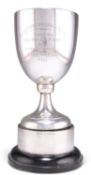 AN ELIZABETH II SILVER TROPHY CUP
