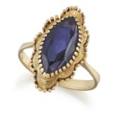 AN AMETHYST RING