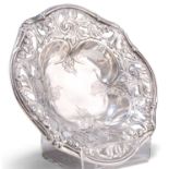 AN AMERICAN STERLING SILVER DISH