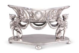 A FINE ELKINGTON & CO SILVER-PLATED CENTREPIECE, 19TH CENTURY