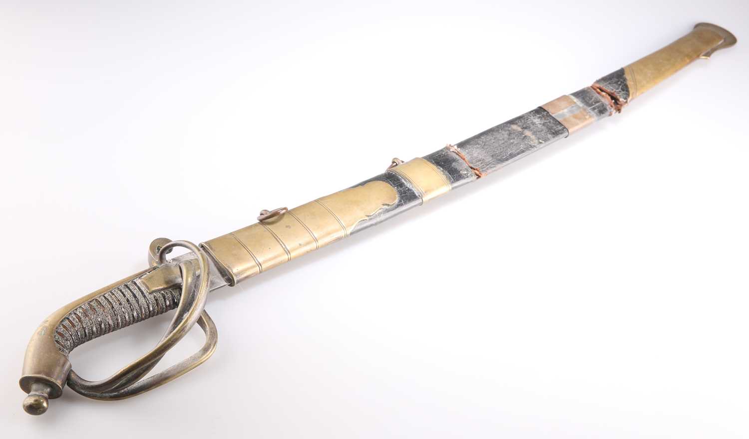 A RUSSIAN NAVAL SWORD, 1855 PATTERN, LATE 19TH/EARLY 20TH CENTURY - Image 2 of 8