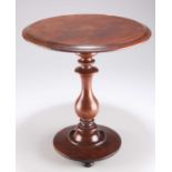 A 19TH CENTURY MAHOGANY MINIATURE TABLE