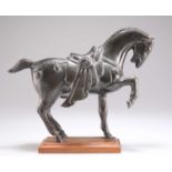 A BRONZE MODEL OF A TANG HORSE