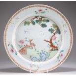 A CHINESE FAMILLE ROSE CHARGER, 18TH CENTURY