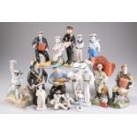 A COLLECTION OF RUSSIAN PORCELAIN FIGURES