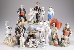 A COLLECTION OF RUSSIAN PORCELAIN FIGURES