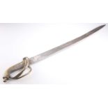 A RUSSIAN NAVAL SWORD, 1855 PATTERN, LATE 19TH/EARLY 20TH CENTURY