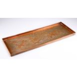 AN ARTS AND CRAFTS COPPER TRAY