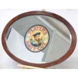 ADVERTISING MEMORABILIA: A PLAYER'S NAVY CUT MIRROR