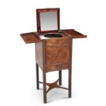 A GEORGE III MAHOGANY WASHSTAND