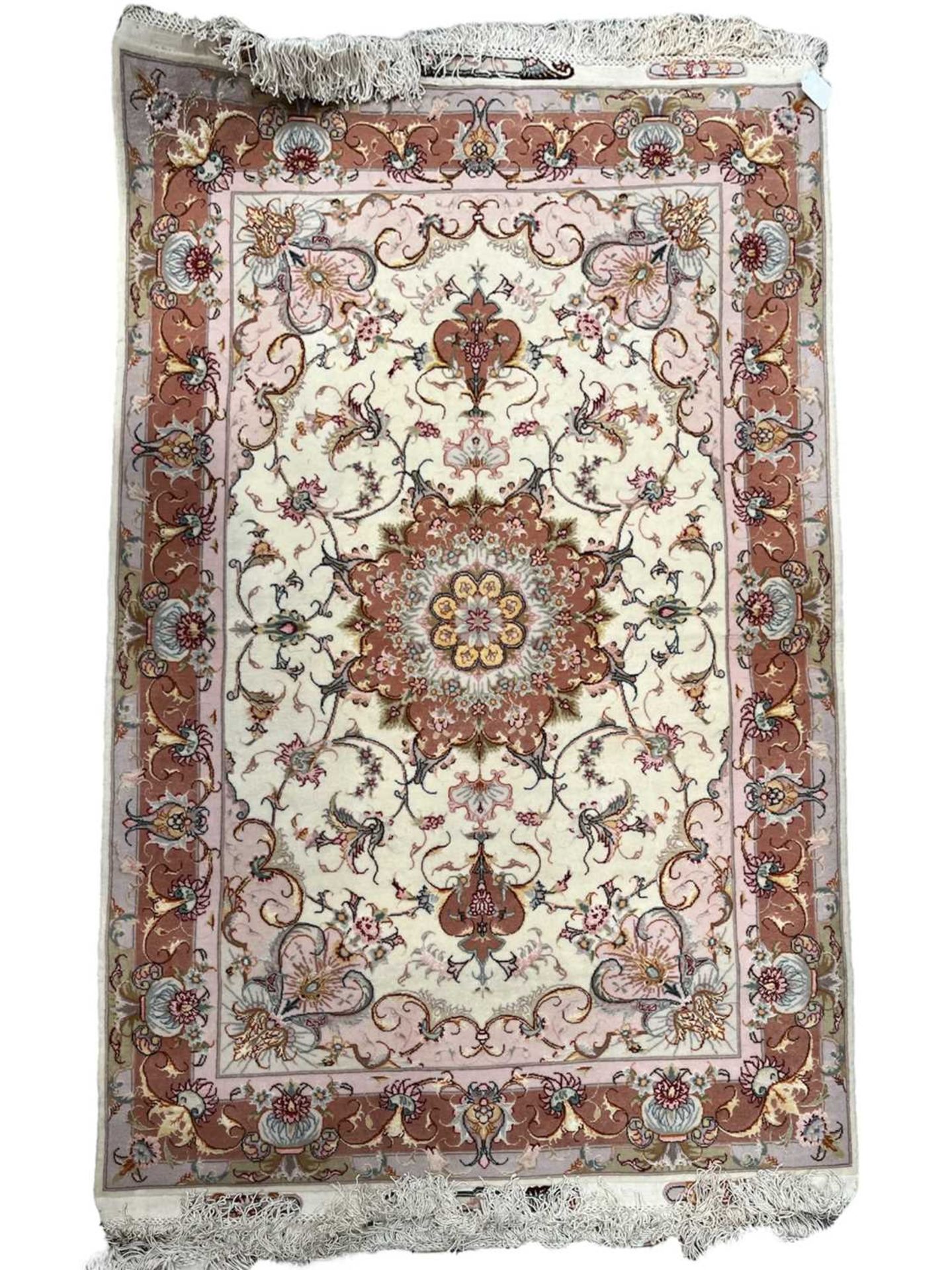 A NEAR PAIR OF TABRIZ RUGS