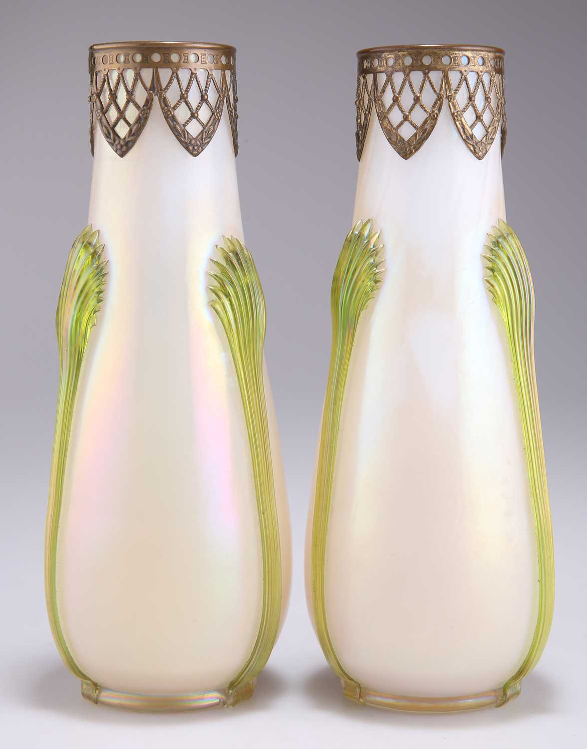 A PAIR OF WILHELM KRALIK VASES - Image 2 of 2