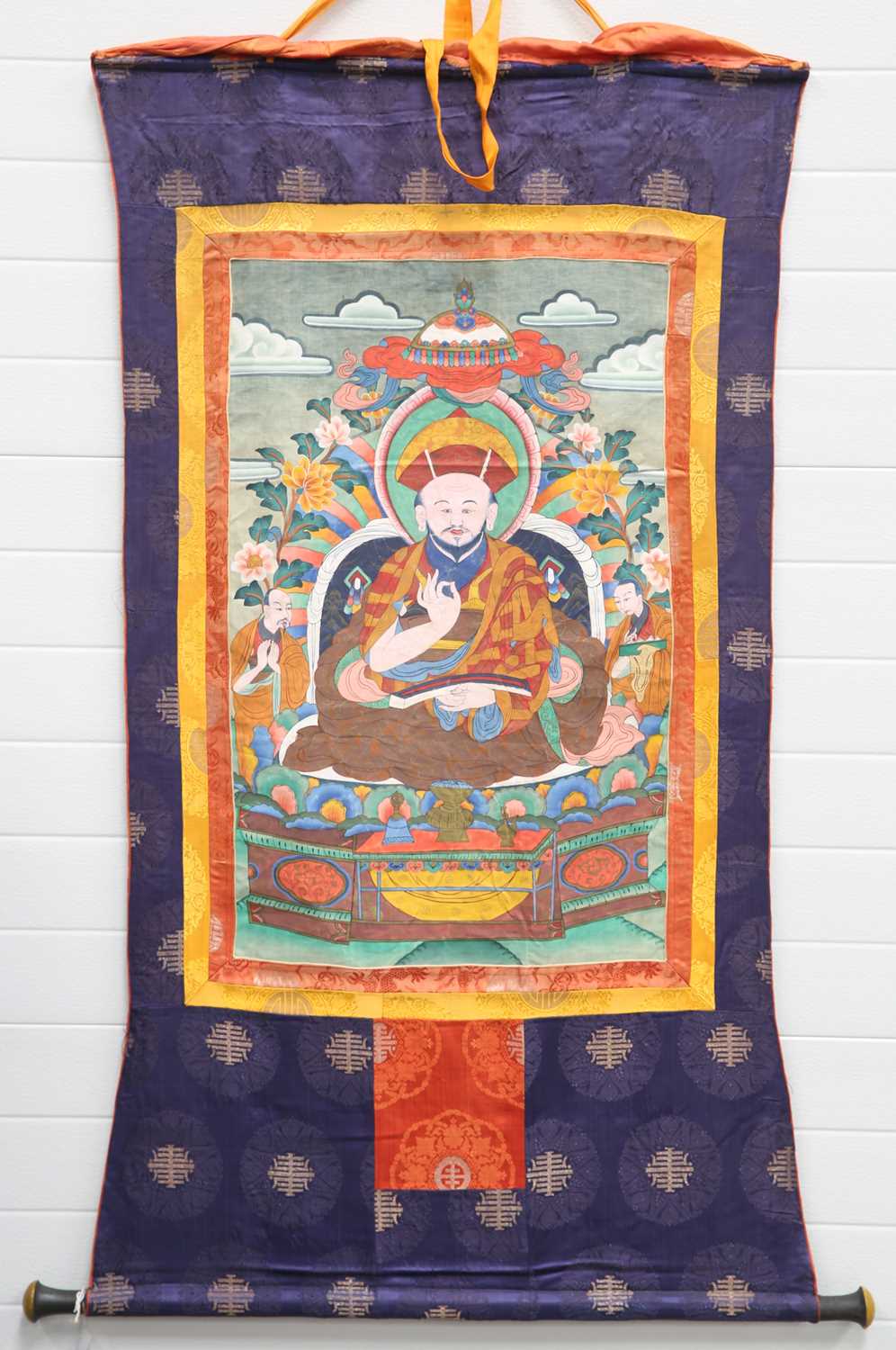 A TIBETAN TANGKA SCROLL, 19TH CENTURY