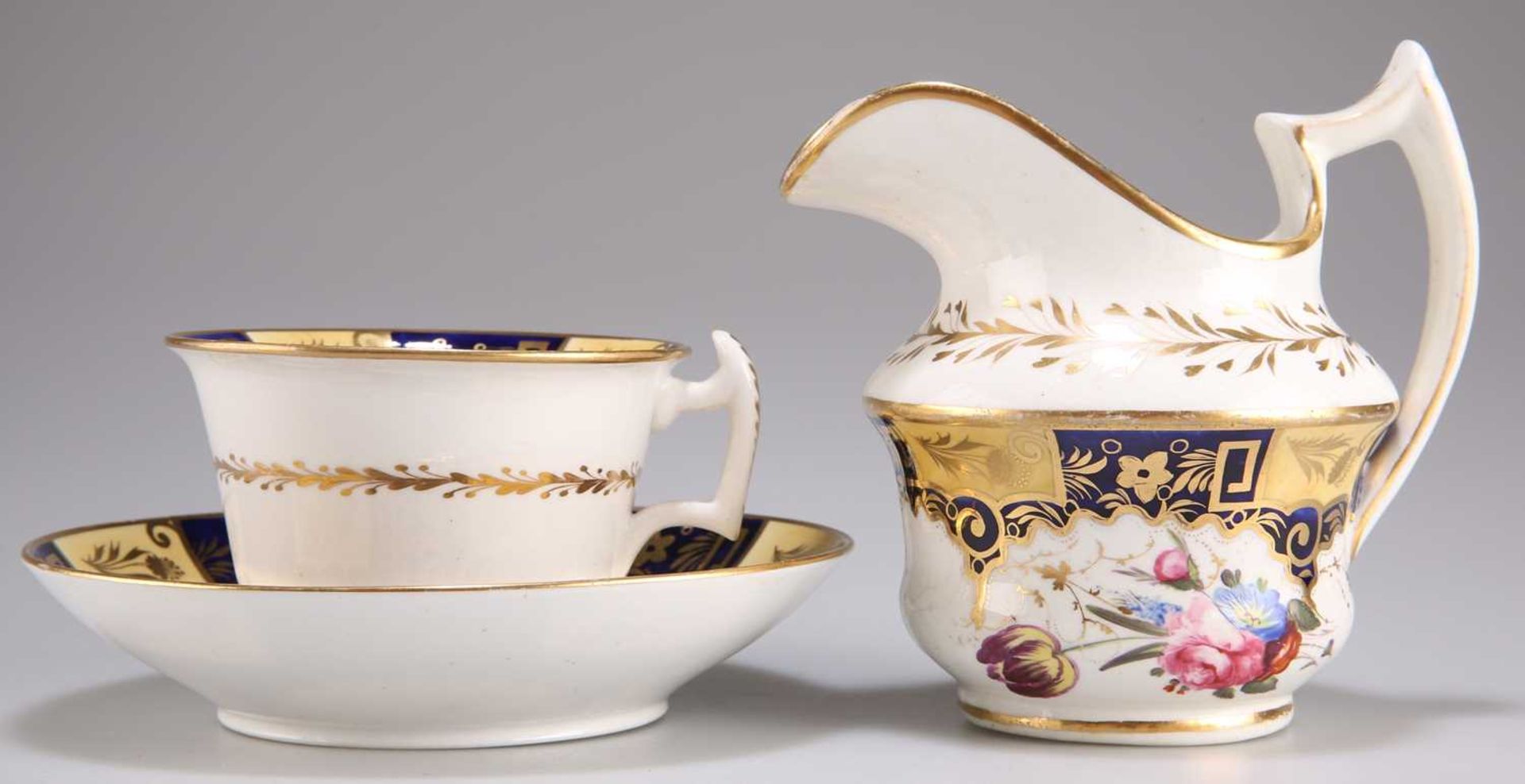 A MID-19TH CENTURY ENGLISH PARTIAL TEA SERVICE - Image 2 of 7