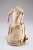 A 19TH CENTURY CLOCKWORK 'WALKING' DOLL