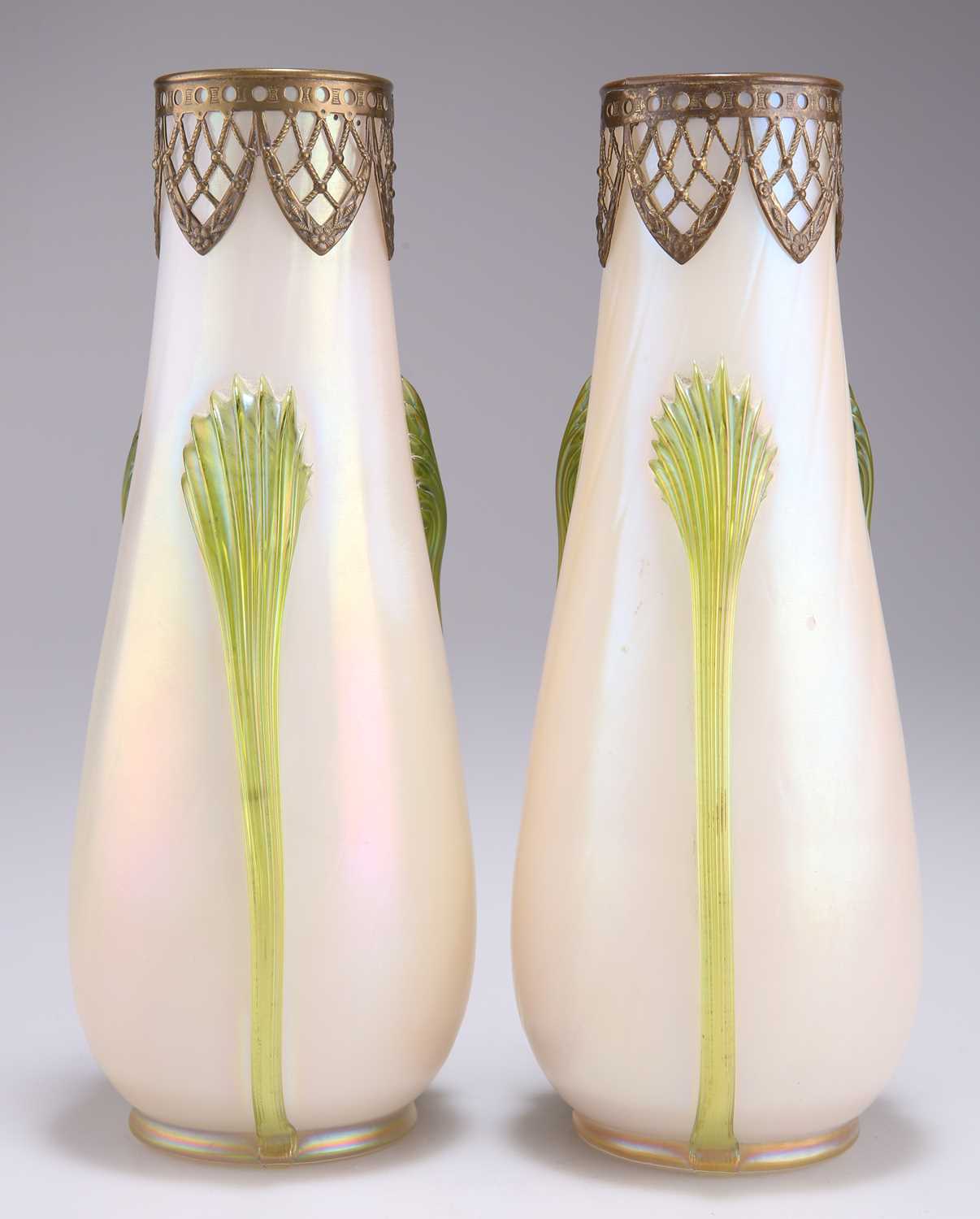 A PAIR OF WILHELM KRALIK VASES