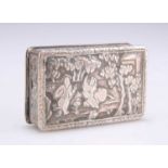 A MID-19TH CENTURY CHINESE SILVER SNUFF BOX