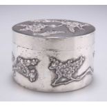 A CHINESE SILVER BOX