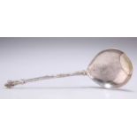 A CONTINENTAL SILVER SPOON