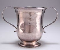 A GEORGE II SILVER TWIN-HANDLED CUP