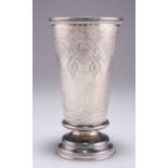 A 19TH CENTURY RUSSIAN SILVER BEAKER