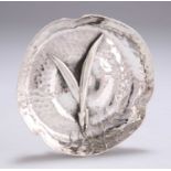 AN AMERICAN STERLING SILVER DISH