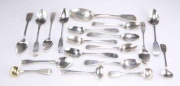 A COLLECTION OF PROVINCIAL SILVER SPOONS