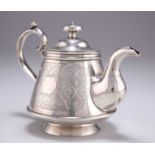 A 19TH CENTURY RUSSIAN SILVER TEAPOT