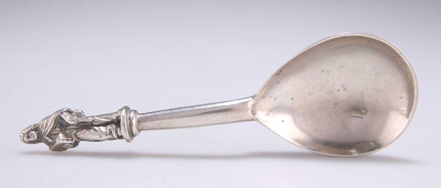 A CONTINENTAL SILVER SPOON