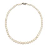 A CULTURED PEARL NECKLACE