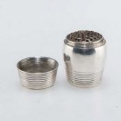 A GEORGE III SILVER NUTMEG GRATER