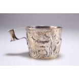 A GEORGE V CAST SILVER REPLICA OF ONE OF THE GREEK VAPHEIO CUPS