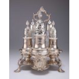 A GEORGE II SILVER WARWICK CRUET