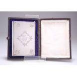 A VICTORIAN SILVER CARD CASE