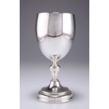 A VICTORIAN SILVER GOBLET