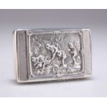 A VICTORIAN SILVER SNUFF BOX